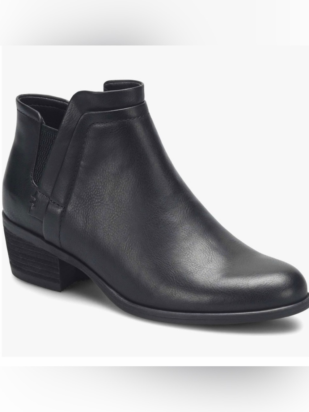 NWT B.O.C. by Børn Grover Faux Leather Slip-On Block Heel Ankle Bootie - Size 8